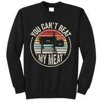 Bbq Grilling Smoking Retro Vintage You CanT Beat My Meat Sweatshirt