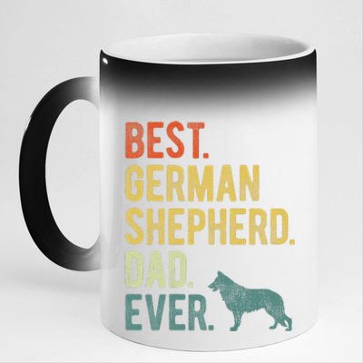 Best German Shepherd Dad Ever Dog Daddy Fathers Day 11oz Black Color Changing Mug