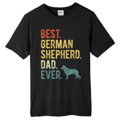 Best German Shepherd Dad Ever Dog Daddy Fathers Day Tall Fusion ChromaSoft Performance T-Shirt