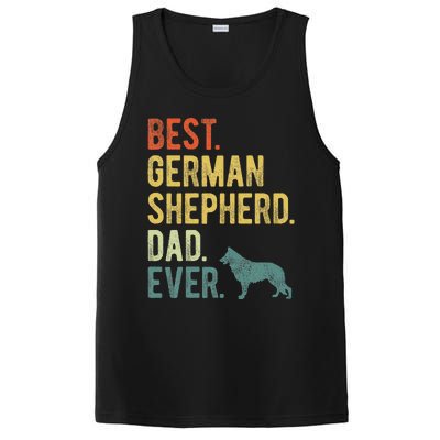 Best German Shepherd Dad Ever Dog Daddy Fathers Day PosiCharge Competitor Tank