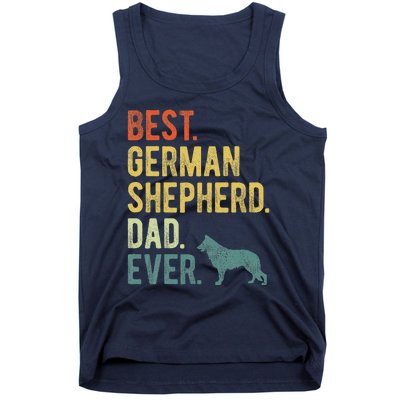 Best German Shepherd Dad Ever Dog Daddy Fathers Day Tank Top