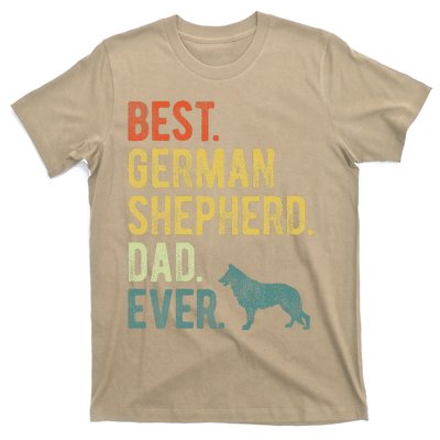 Best German Shepherd Dad Ever Dog Daddy Fathers Day T-Shirt