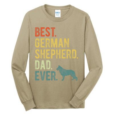 Best German Shepherd Dad Ever Dog Daddy Fathers Day Tall Long Sleeve T-Shirt