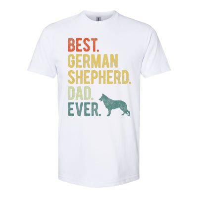 Best German Shepherd Dad Ever Dog Daddy Fathers Day Softstyle CVC T-Shirt