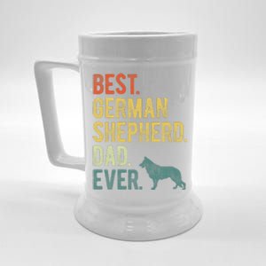 Best German Shepherd Dad Ever Dog Daddy Fathers Day Beer Stein