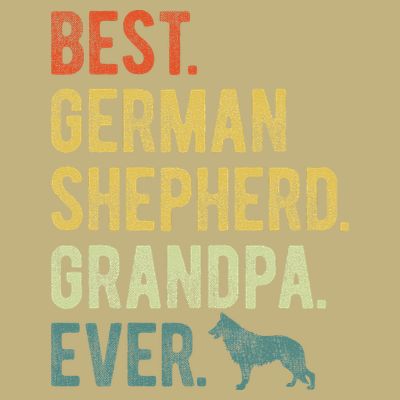 Best German Shepherd Grandpa Ever Dog Lovers Fathers Day T-Shirt
