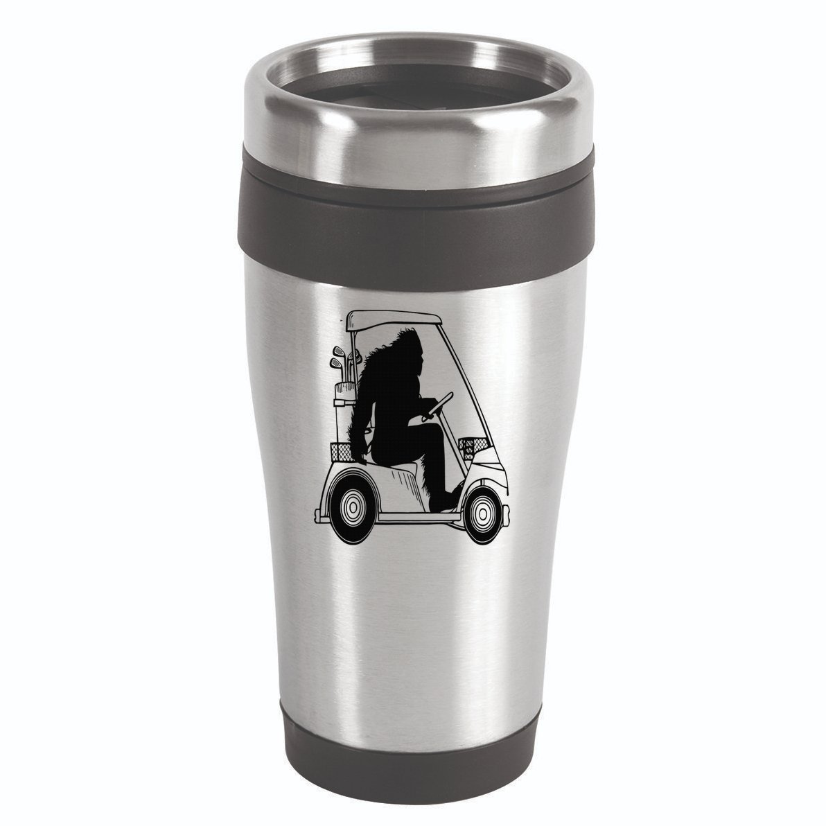 Bigfoot Golf Tee Sasquatch Driving Golf 16oz Travel Tumbler