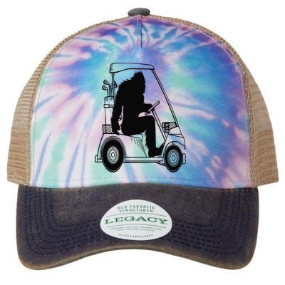 Bigfoot Golf Tee Sasquatch Driving Golf Legacy Tie Dye Trucker Hat