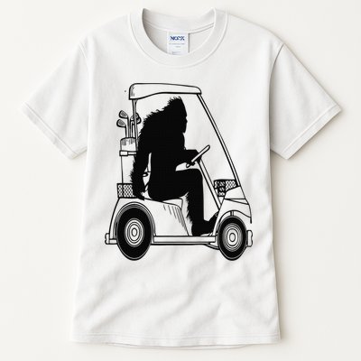 Bigfoot Golf Tee Sasquatch Driving Golf Tall T-Shirt