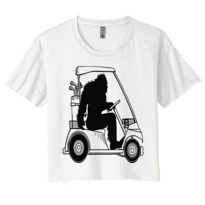 Bigfoot Golf Tee Sasquatch Driving Golf Crop Top