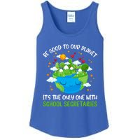 Be Good To Our Planet With School Secretaries Earth Day Gift Ladies Essential Tank