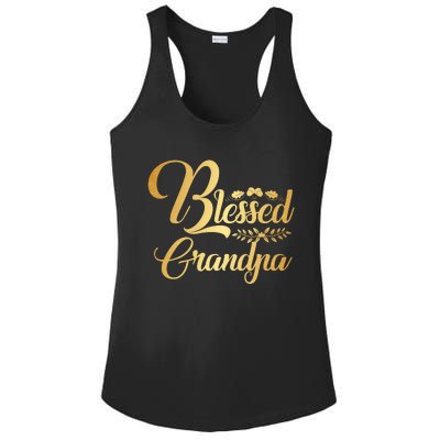 Blessed Grandpa Thanksgiving Great Gift Ladies PosiCharge Competitor Racerback Tank