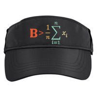 Be Greater Than Average Funny Math Teacher Nerd Adult Drive Performance Visor