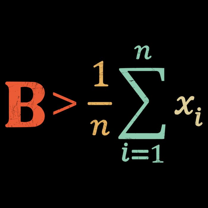 Be Greater Than Average Funny Math Teacher Nerd Dry Zone Grid Polo