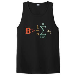 Be Greater Than Average Funny Math Teacher Nerd PosiCharge Competitor Tank