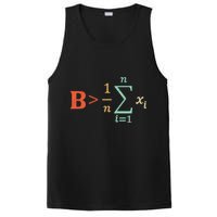 Be Greater Than Average Funny Math Teacher Nerd PosiCharge Competitor Tank