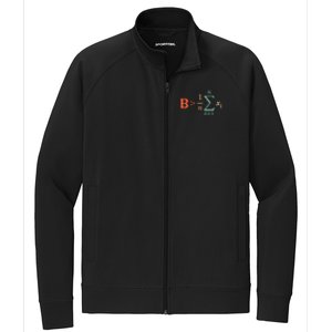 Be Greater Than Average Funny Math Teacher Nerd Stretch Full-Zip Cadet Jacket