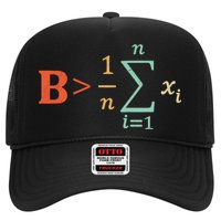 Be Greater Than Average Funny Math Teacher Nerd Trucker Hat