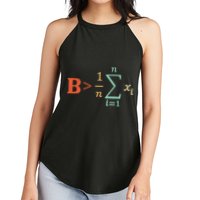 Be Greater Than Average Funny Math Teacher Nerd Women's Perfect Tri Rocker Tank