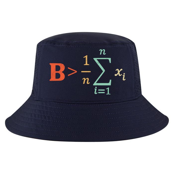 Be Greater Than Average Funny Math Teacher Nerd Cool Comfort Performance Bucket Hat