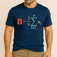 Be Greater Than Average Funny Math Teacher Nerd Performance Shirt