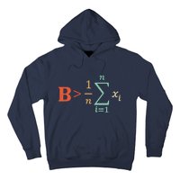 Be Greater Than Average Funny Math Teacher Nerd Hoodie