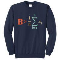 Be Greater Than Average Funny Math Teacher Nerd Sweatshirt