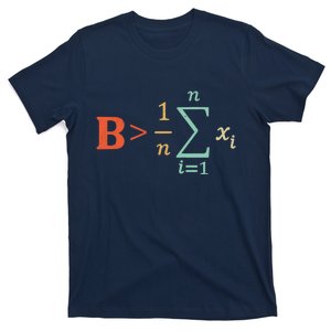 Be Greater Than Average Funny Math Teacher Nerd T-Shirt