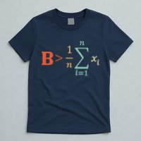 Be Greater Than Average Funny Math Teacher Nerd T-Shirt