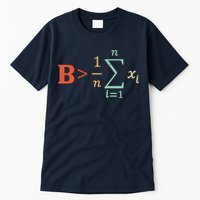 Be Greater Than Average Funny Math Teacher Nerd Tall T-Shirt