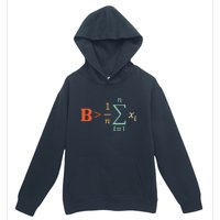 Be Greater Than Average Funny Math Teacher Nerd Urban Pullover Hoodie