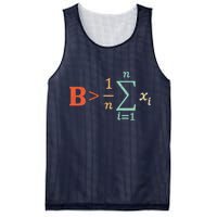 Be Greater Than Average Funny Math Teacher Nerd Mesh Reversible Basketball Jersey Tank