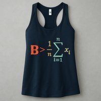 Be Greater Than Average Funny Math Teacher Nerd Womens Tank Top