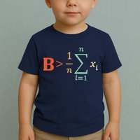 Be Greater Than Average Funny Math Teacher Nerd Toddler T-Shirt