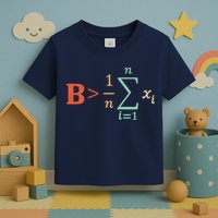 Be Greater Than Average Funny Math Teacher Nerd Toddler T-Shirt