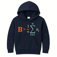 Be Greater Than Average Funny Math Teacher Nerd Kids Hoodie