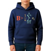 Be Greater Than Average Funny Math Teacher Nerd Kids Hoodie