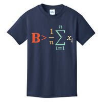 Be Greater Than Average Funny Math Teacher Nerd Kids T-Shirt