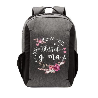 Blessed GMa Thanksgiving Floral Funny Gifts Vector Backpack