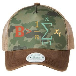 Be Greater Than Average Funny Math Teacher Nerd Legacy Tie Dye Trucker Hat