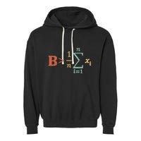 Be Greater Than Average Funny Math Teacher Nerd Garment-Dyed Fleece Hoodie