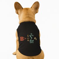 Be Greater Than Average Funny Math Teacher Nerd Doggie Tank