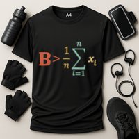 Be Greater Than Average Funny Math Teacher Nerd Performance Shirt
