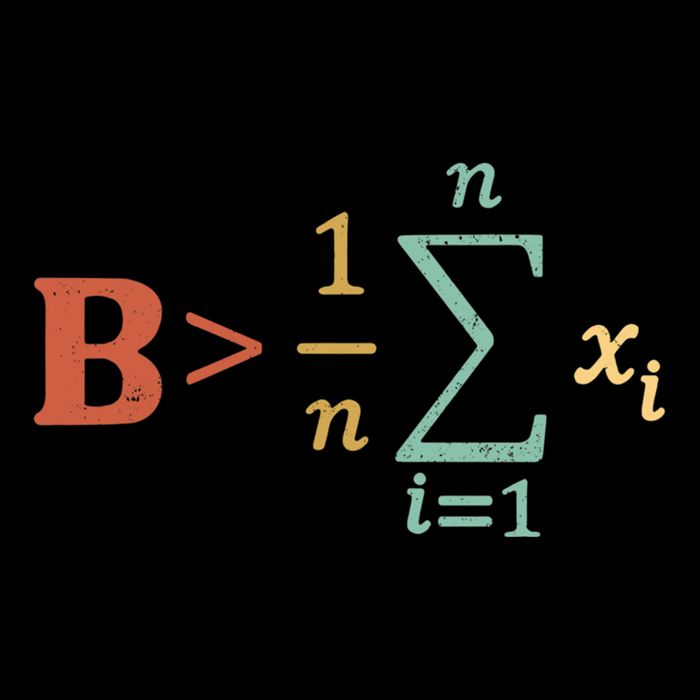 Be Greater Than Average Funny Math Teacher Nerd Performance Shirt