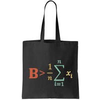 Be Greater Than Average Funny Math Teacher Nerd Bag