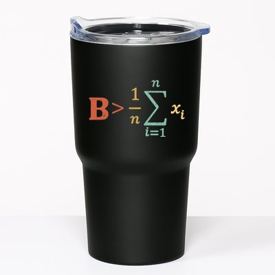 Be Greater Than Average Funny Math Teacher Nerd Tumbler