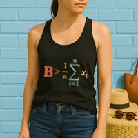 Be Greater Than Average Funny Math Teacher Nerd Womens Tank Top