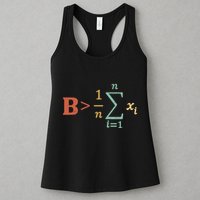 Be Greater Than Average Funny Math Teacher Nerd Womens Tank Top