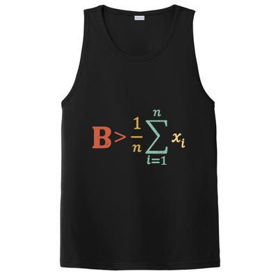 Be Greater Than Average Funny Math Teacher Nerd PosiCharge Competitor Tank