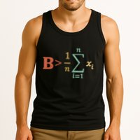 Be Greater Than Average Funny Math Teacher Nerd Tank Top
